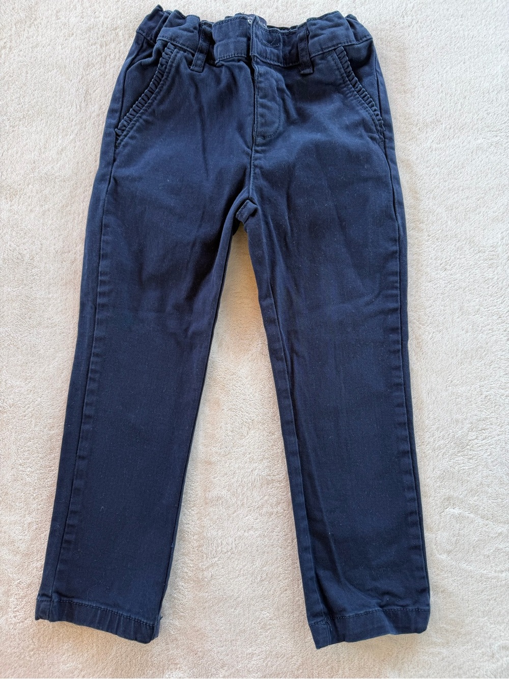 Uniform-Girls Light Blue Polo Top and Navy Pants Set Size 4T - Picture 7 of 11